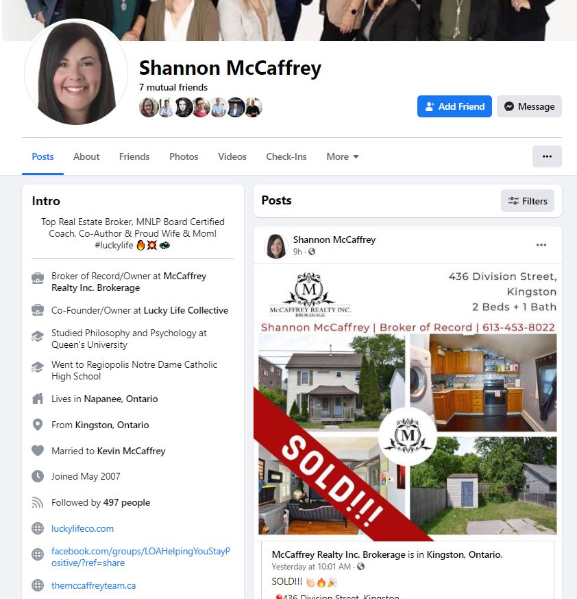 FBエージェントプロファイル