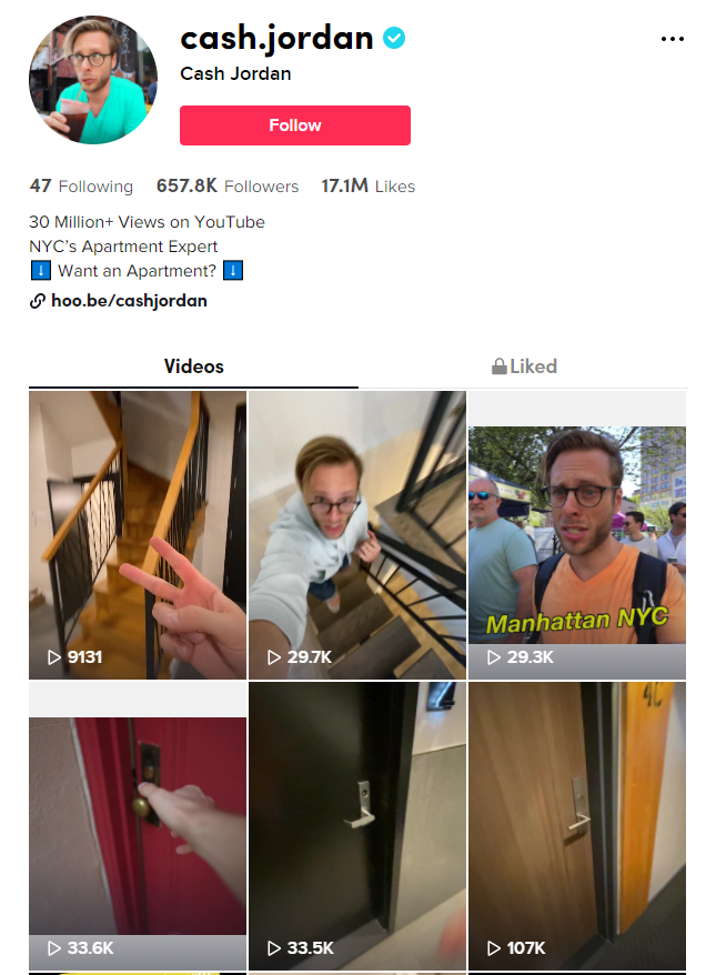 Кэш Джордан TikTok