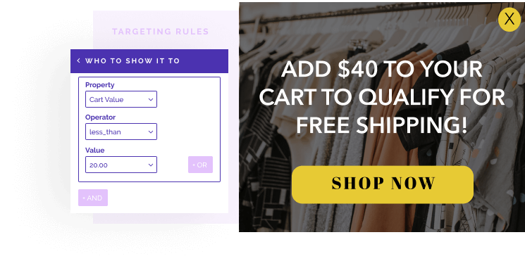 Filtro popup privato