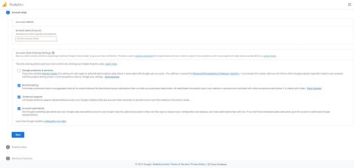 statistiche di Google