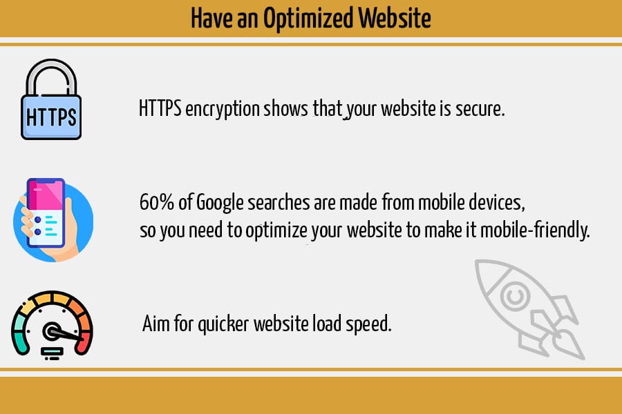 有一个优化的网站