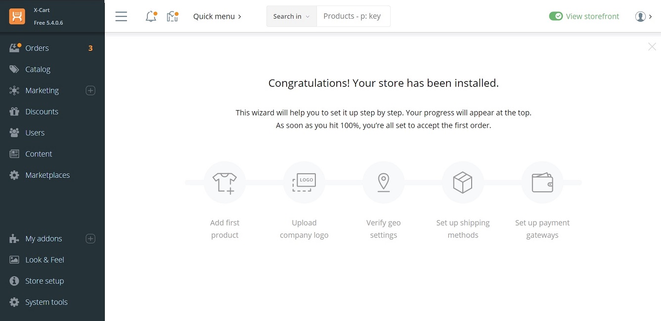 سهولة استخدام X-Cart - X-Cart مقابل 3dCart