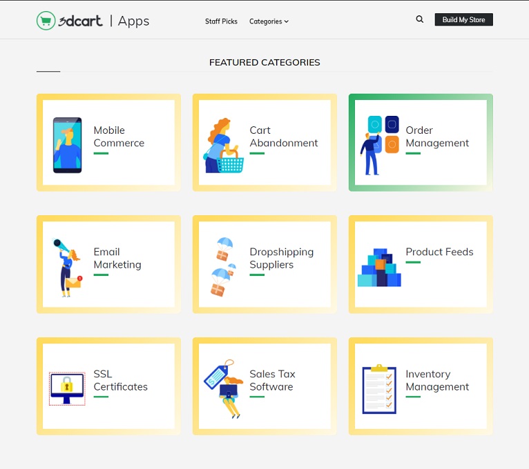 متجر تطبيقات 3dcart - X-Cart مقابل 3dCart