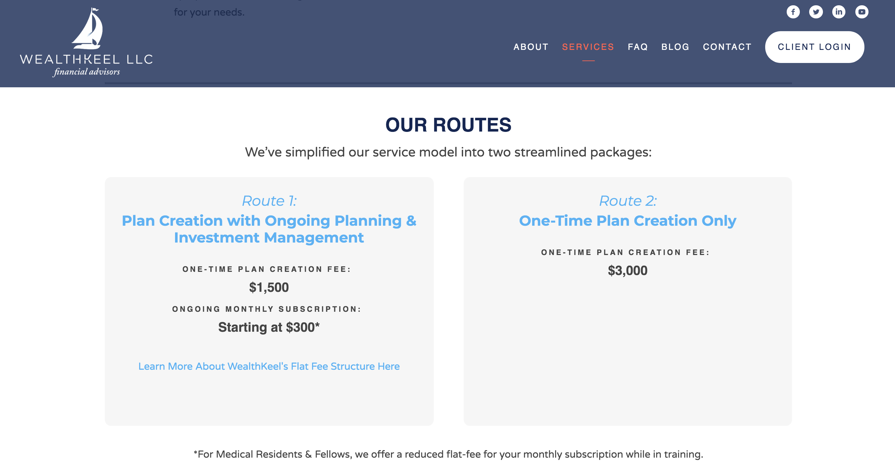 WealthKeelの料金体系