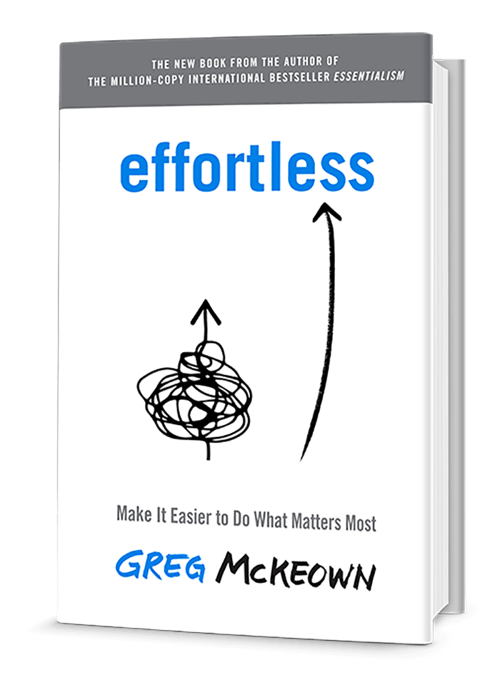 Greg McKeown autor de Essentialism - nuevo libro "sin esfuerzo"