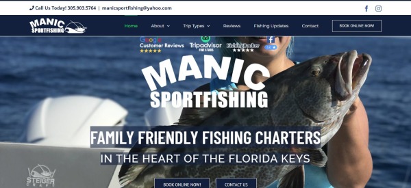 Manic SportFishing - 租船馬拉松佛羅里達