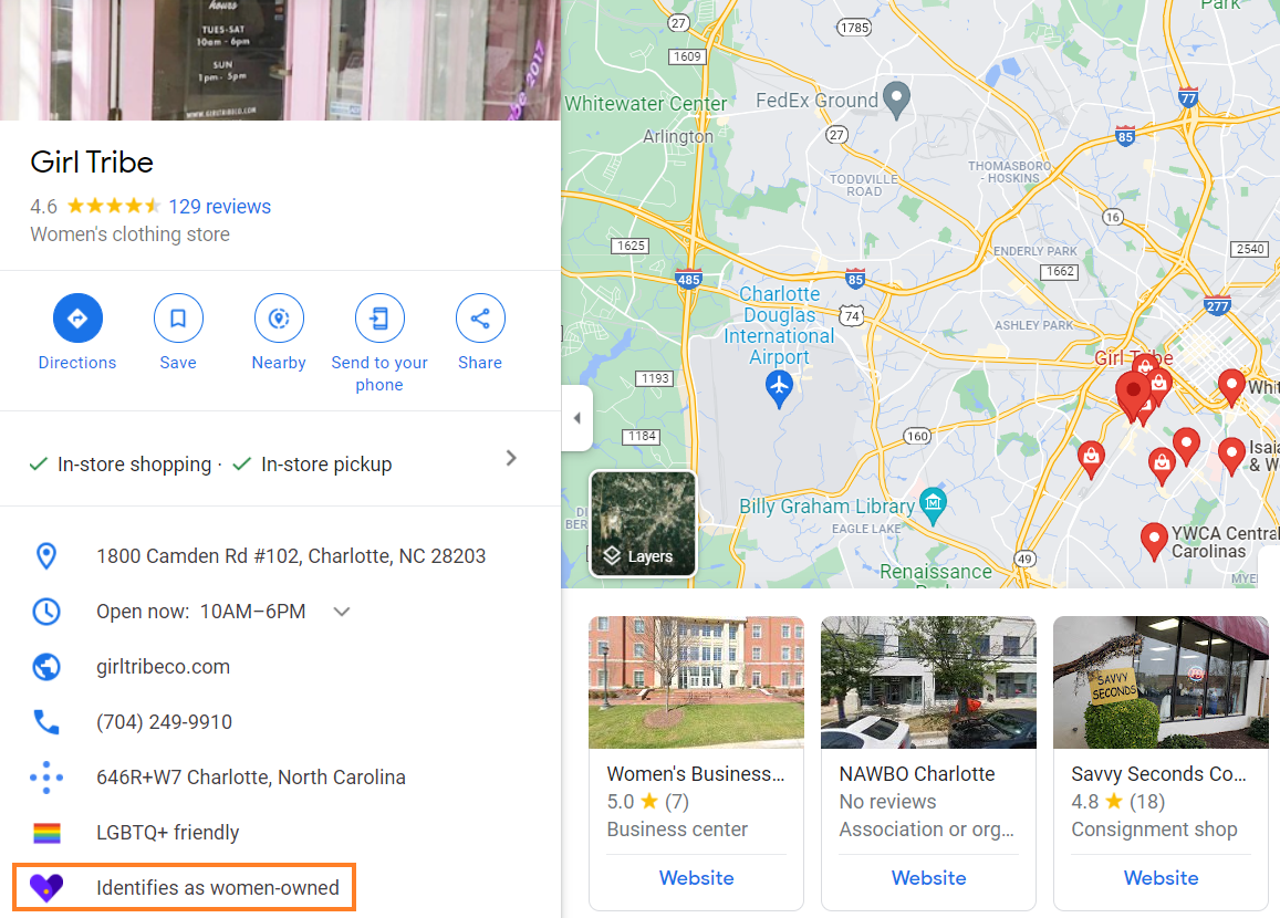 Atrybut firmy należącej do kobiet