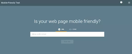 Mobile Friendly Test