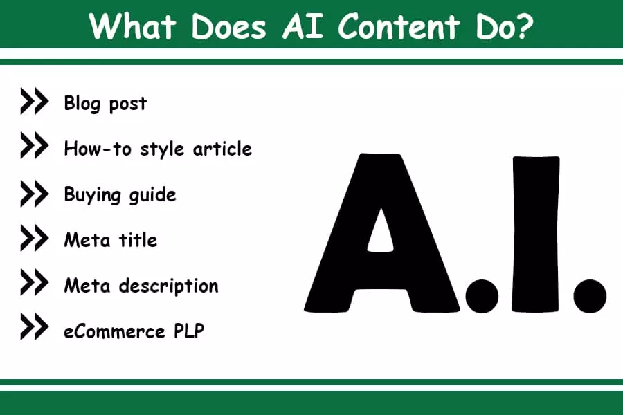 人工智能內容有什麼作用