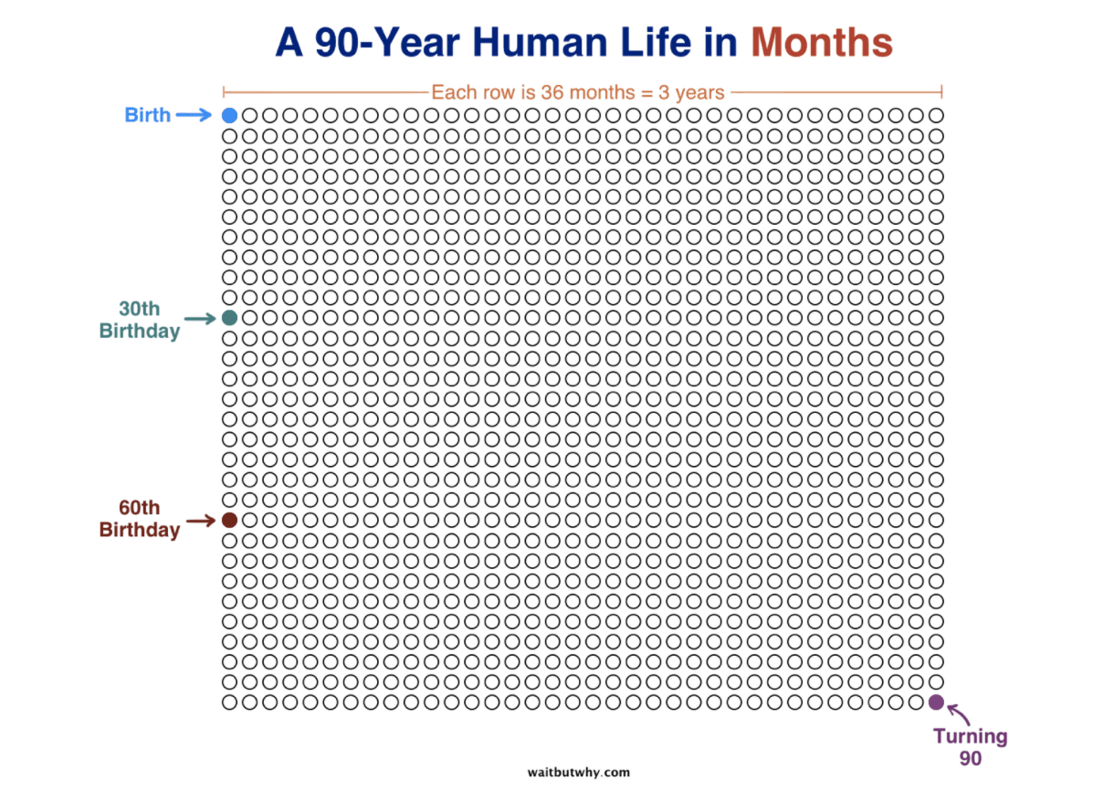 90 年人類壽命在幾個月內