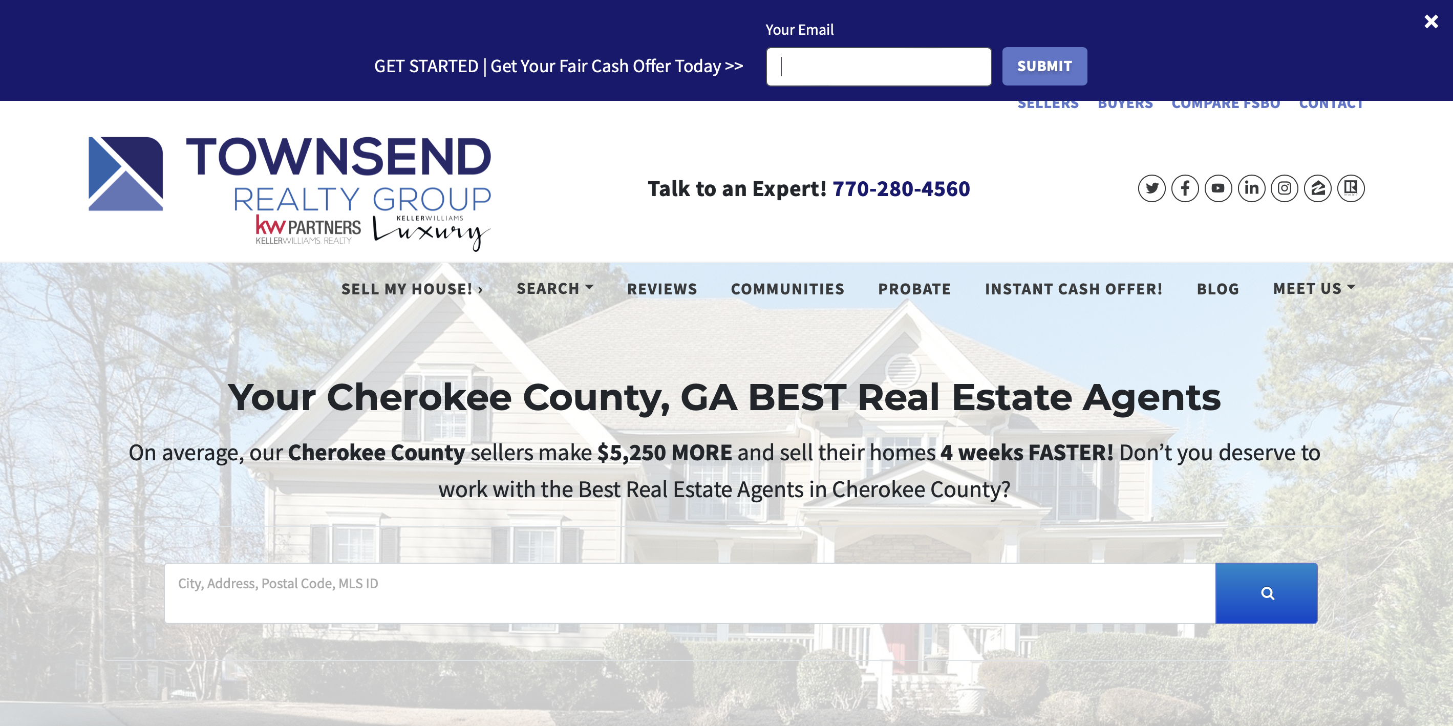 胡蘿蔔房產中介網站示例