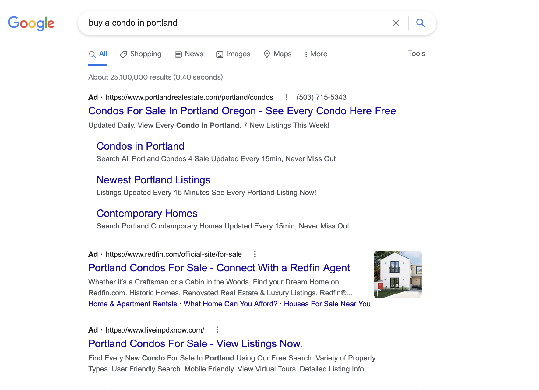 谷歌廣告房地產目標市場廣告文案示例