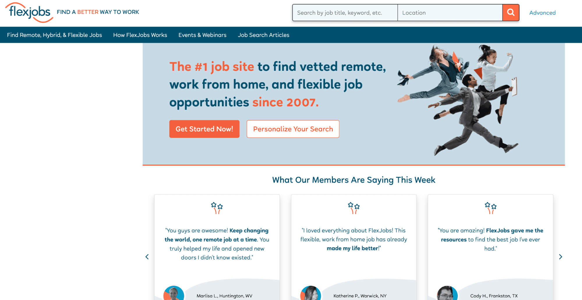 cele mai bune site-uri web independente - flexjobs