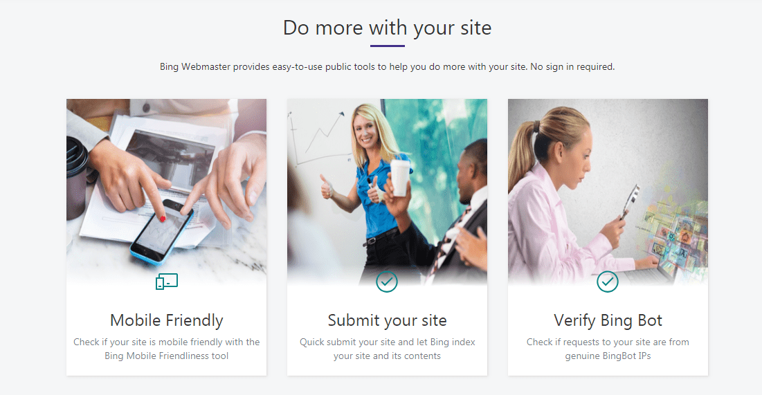 必應網站管理員工具