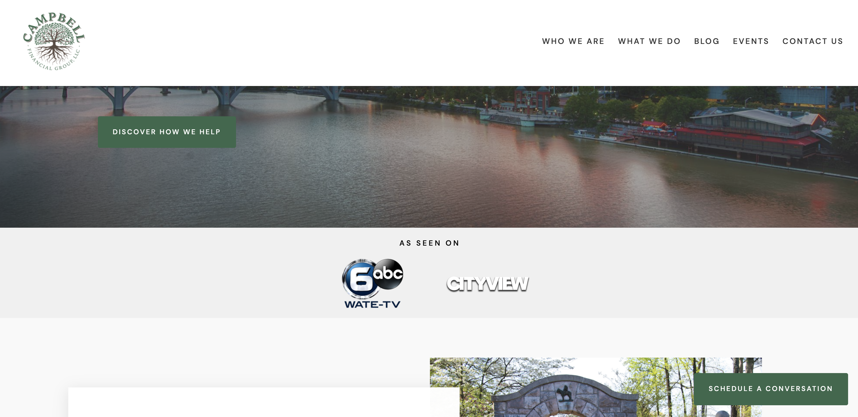 Финансовая группа Кэмпбелл, как показано в разделе