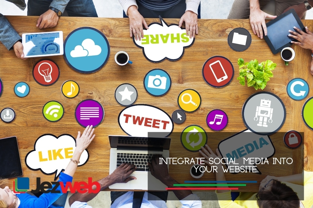 Zintegruj media społecznościowe ze swoją witryną.