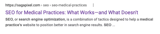 urls should be easy to read