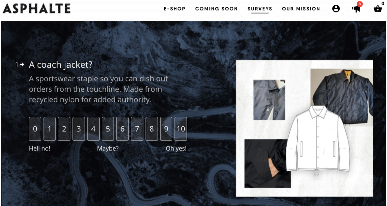 アスファルト製品調査