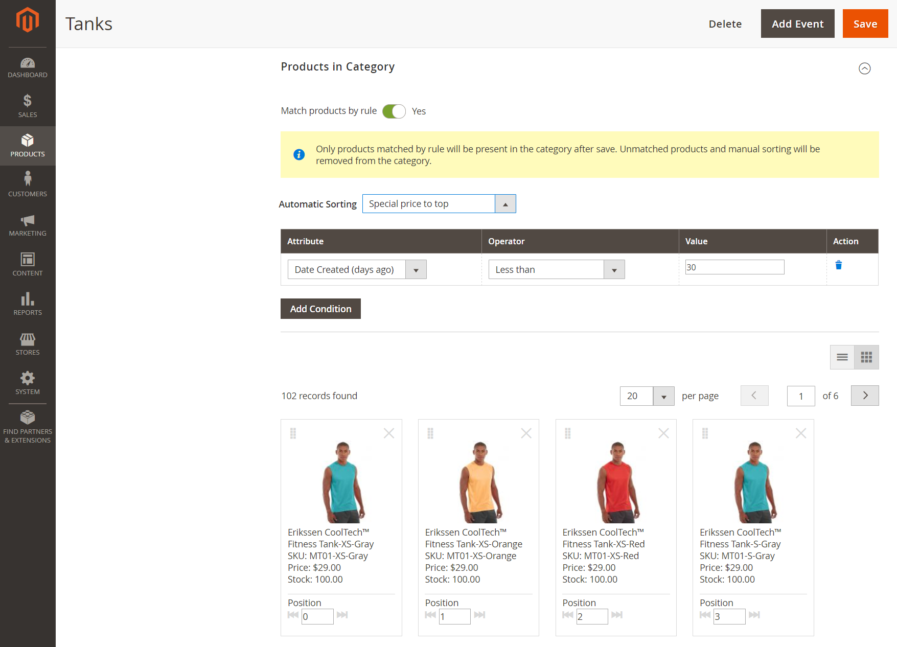 Magento Commerce Cloud - Visual Merchandising