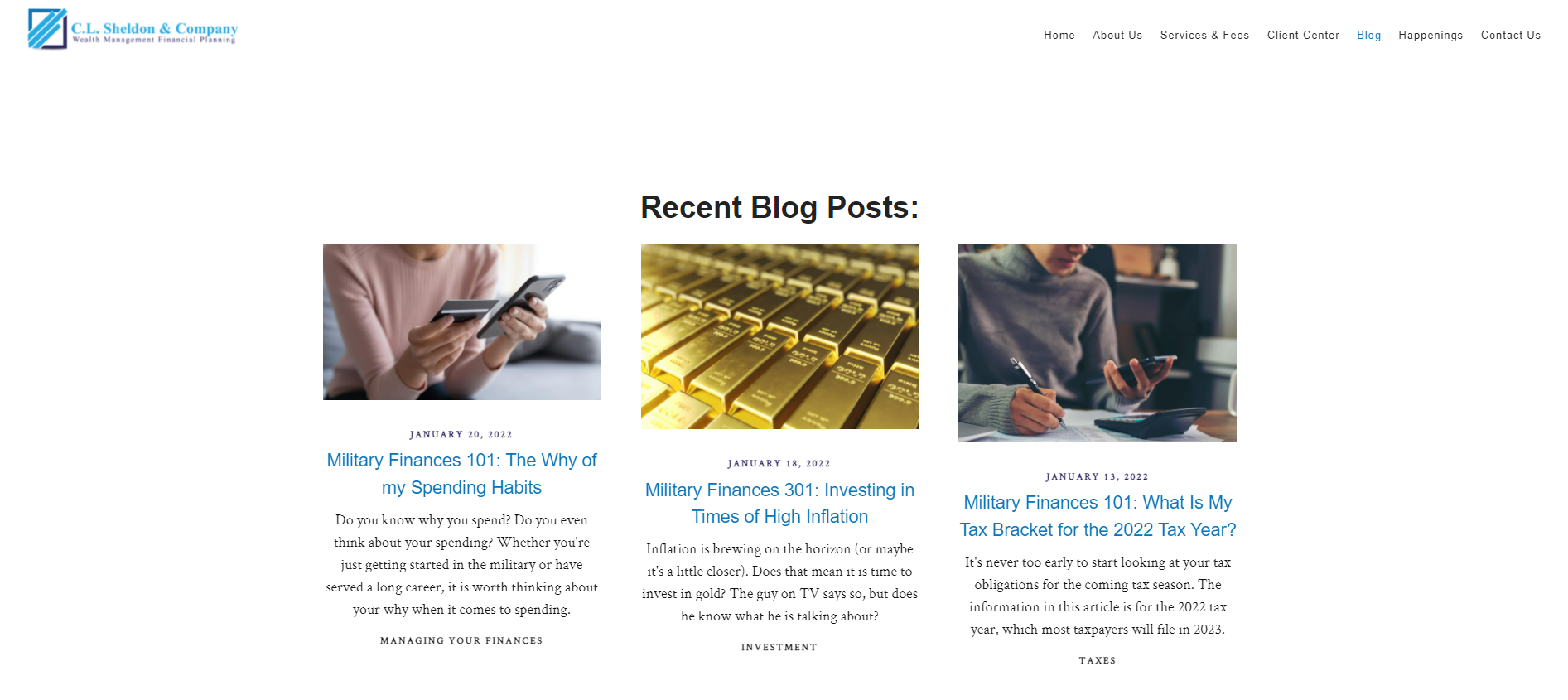 CとLのブログページ