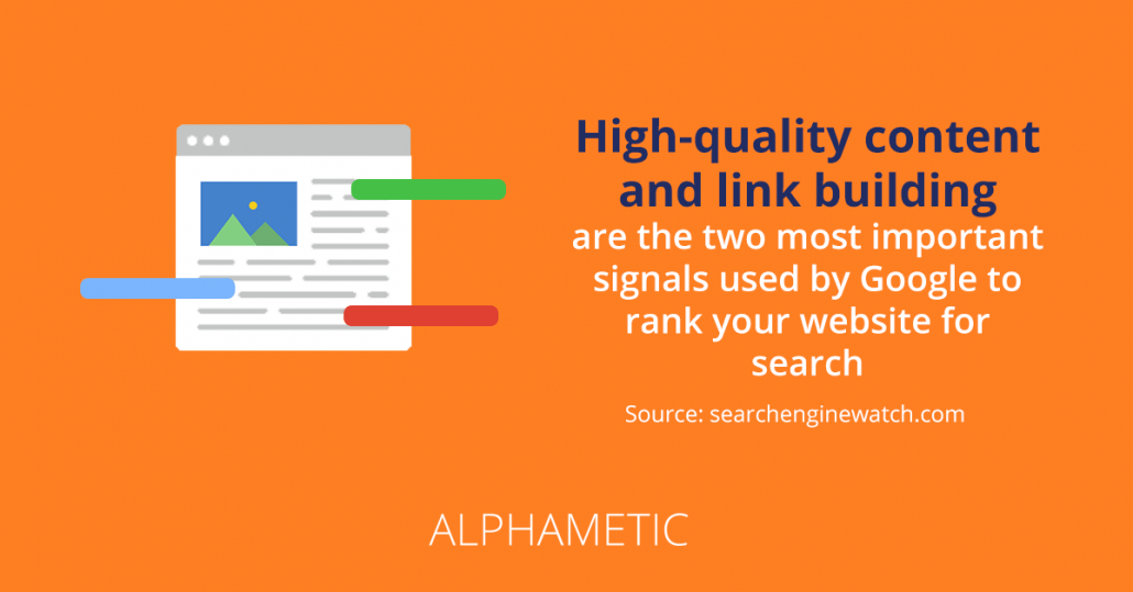 Conținut de înaltă calitate și creare de link-uri