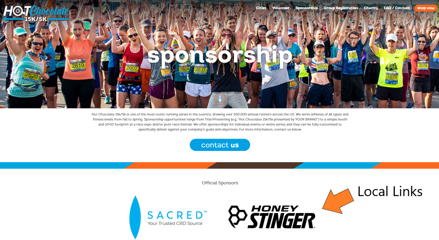 Пример создания локальных ссылок