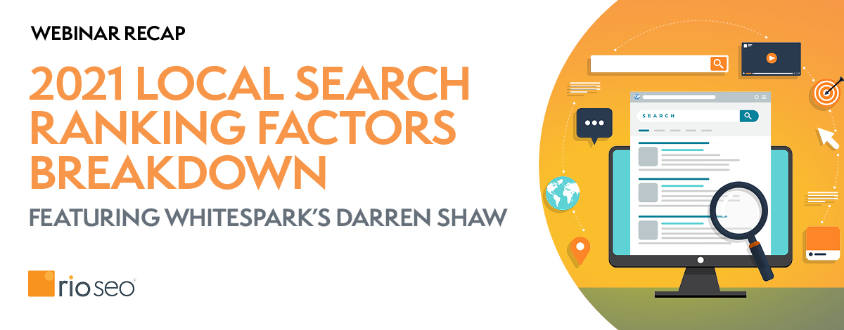 Изображение заголовка отчета о факторах ранжирования в локальном поиске за 2021 г.