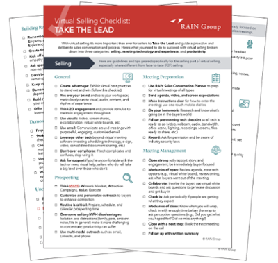 PDF: Checkliste für virtuelles Verkaufen