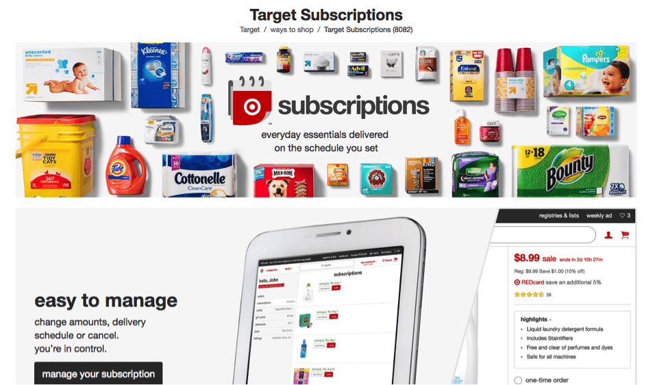 target barang rumah tangga