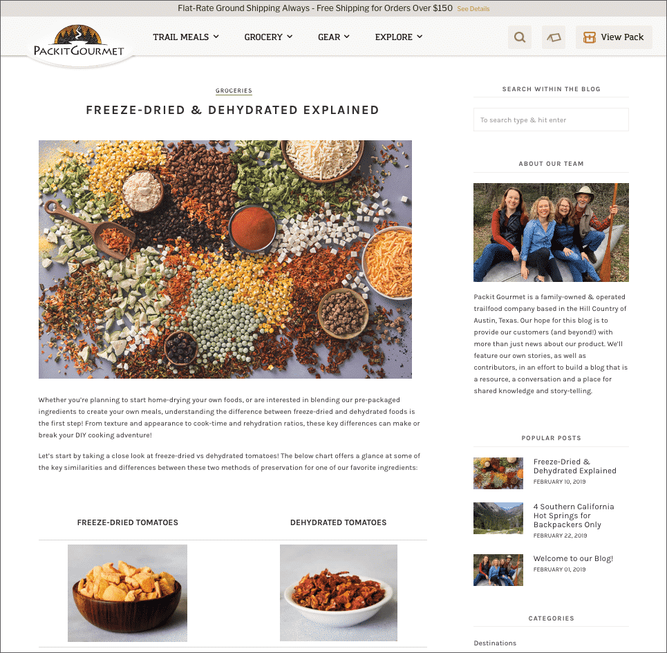 blogs de commerce électronique