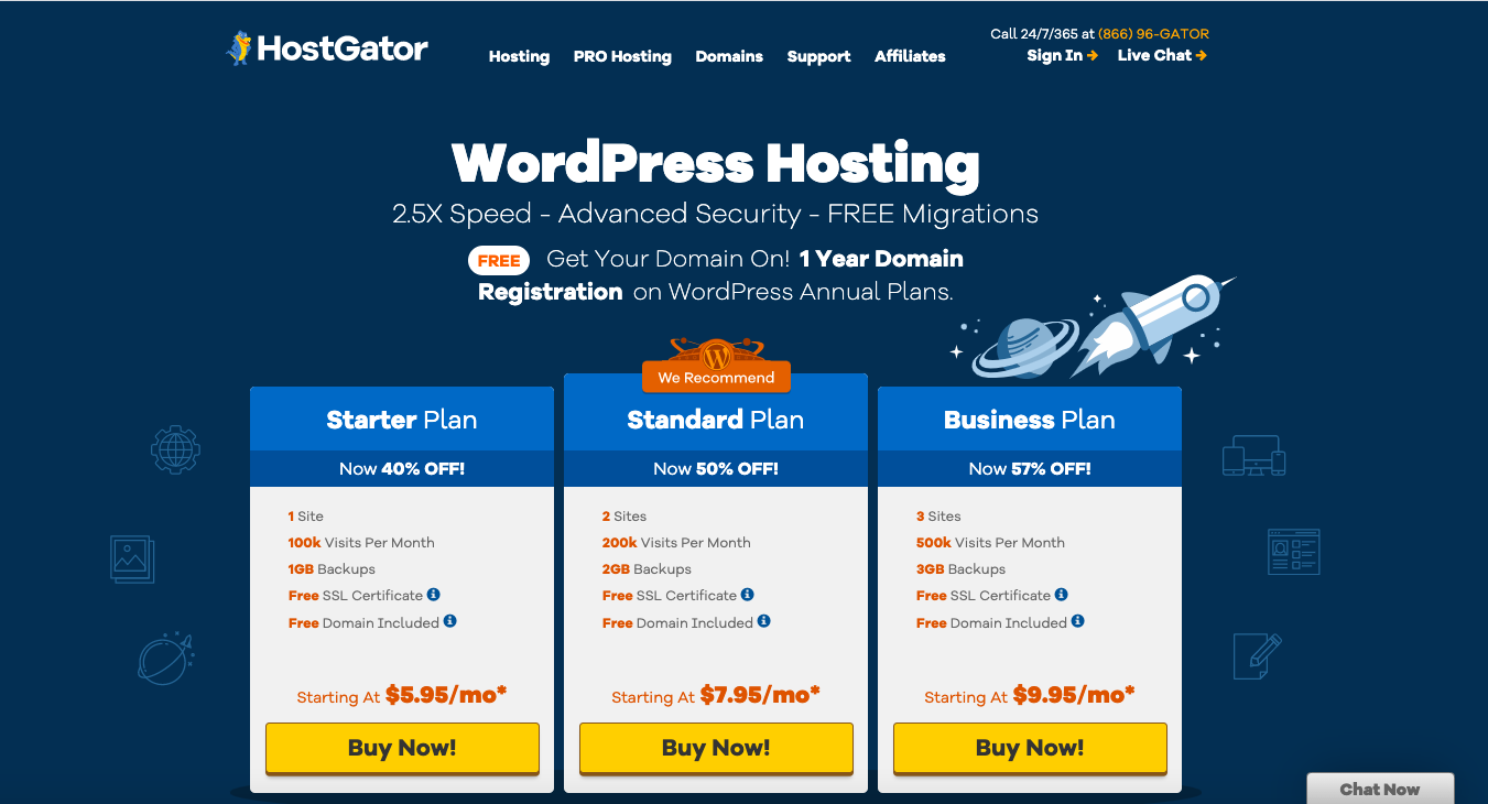 Hostgator - dostawcy hostingu Woocommerce