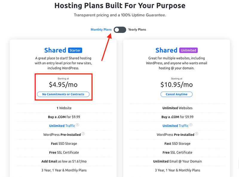 8 Best Monthly Web Hosting Plans 2021 (Month-to-Month Hosting)