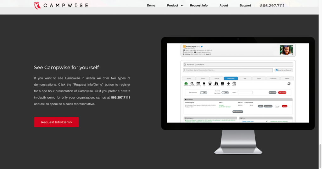 キャンプワイズキャンプ管理ソフトウェアホームページ