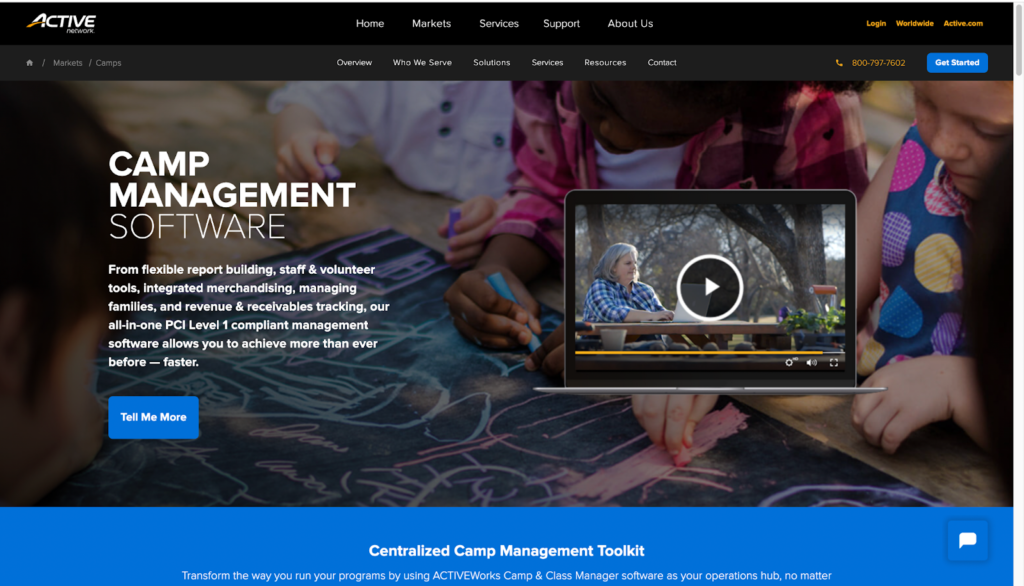 アクティブキャンプキャンプ管理ソフトウェアホームページ