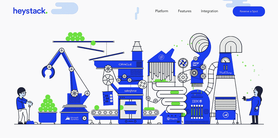 веб-сайт heystack