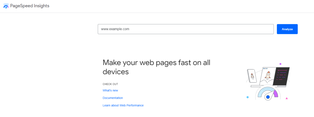 Google PageSpeed ​​Insights