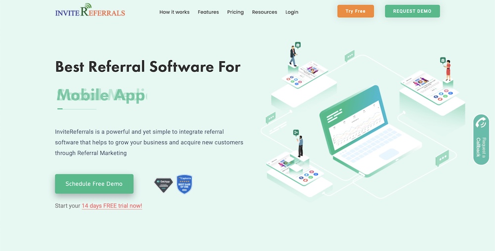 موقع InviteReferrals