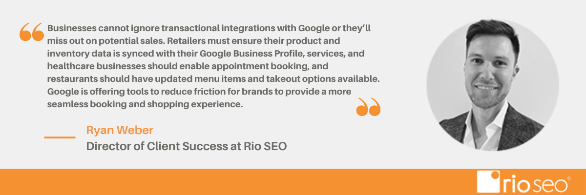 Ryan Weber Citat pentru seminarii web despre Profilul companiei Google