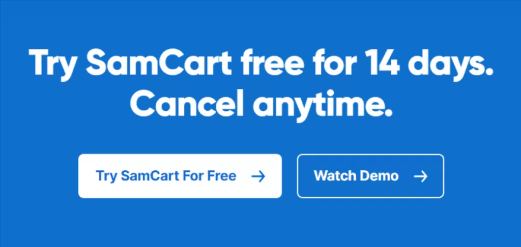 Samcart Free Trial