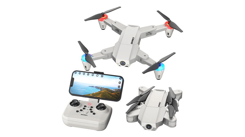 SIMREX X500 mini Drone Optical Flow Positioning RC Quadcopter dengan Kamera HD 720P