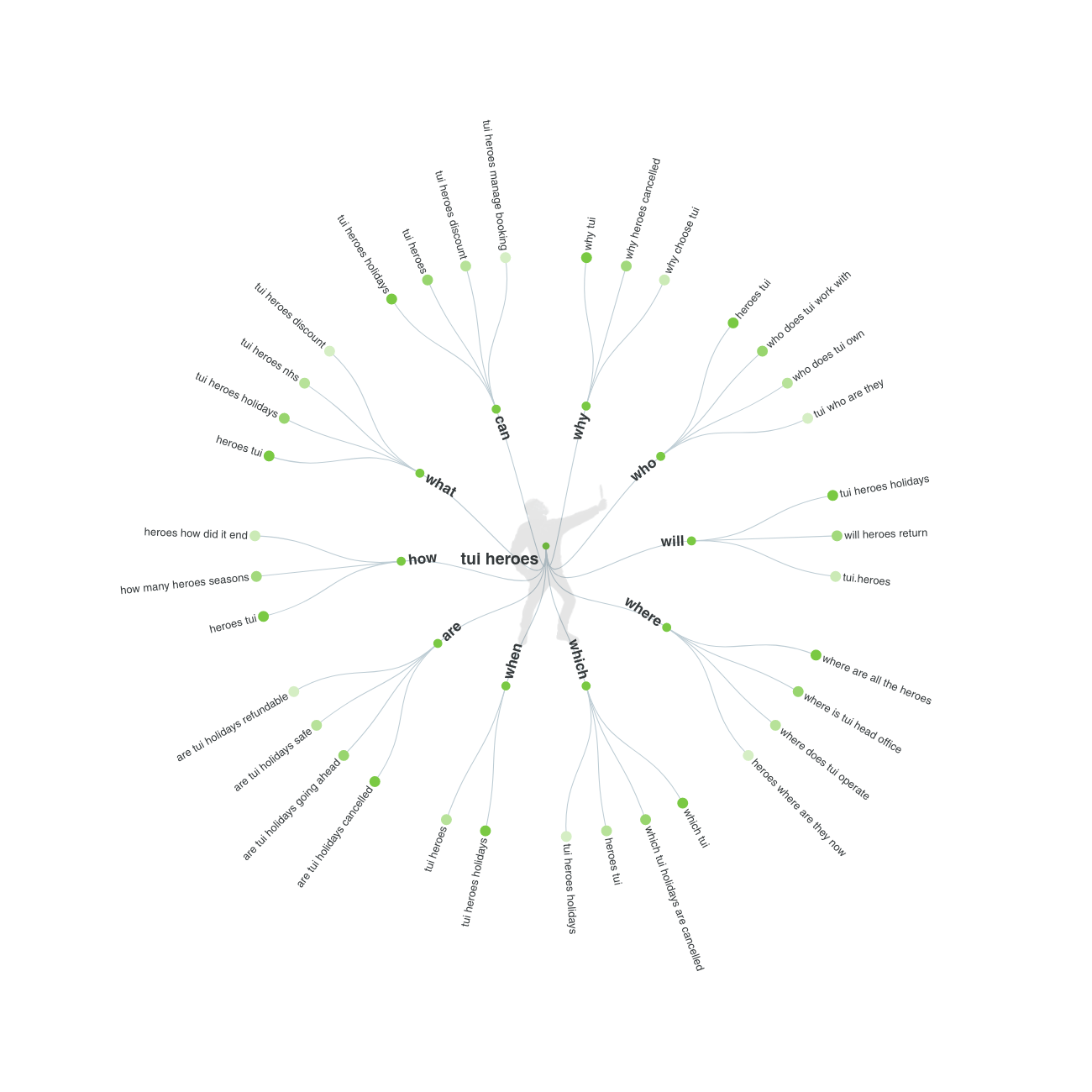 Jawaban Awan kata Publik untuk 'pahlawan tui'.