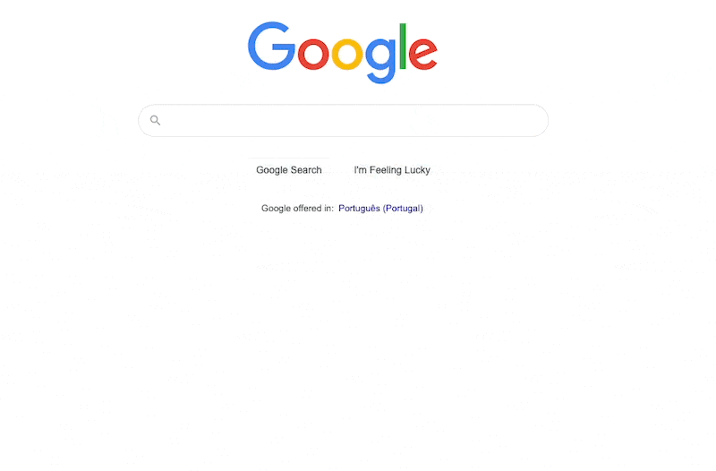 Pelengkapan otomatis Google menggunakan operator wildcard.