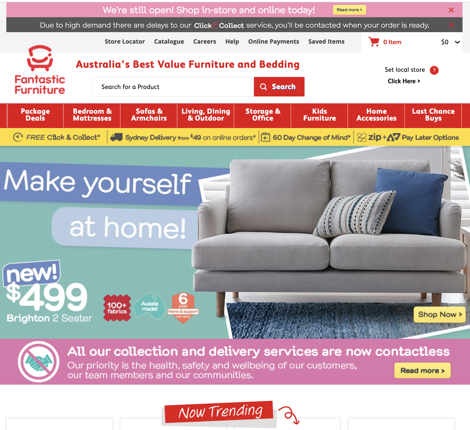 Fantastyczne meble Odpowiedź COVID-19