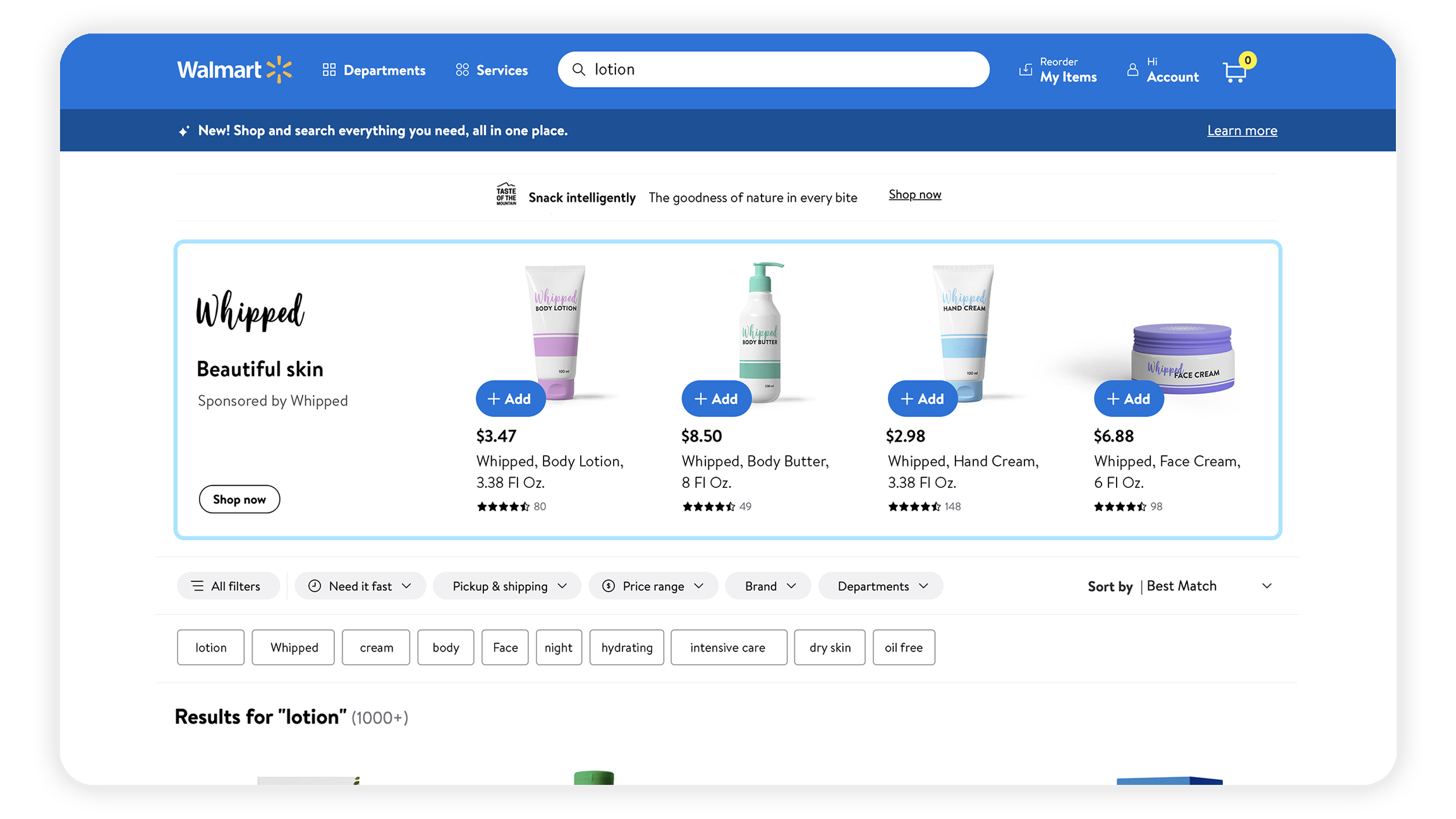 Walmart Connect Suchmarkenverstärker - Pacvue