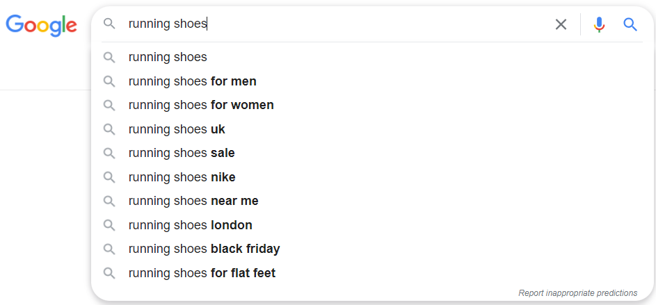 Google Autocomplete
