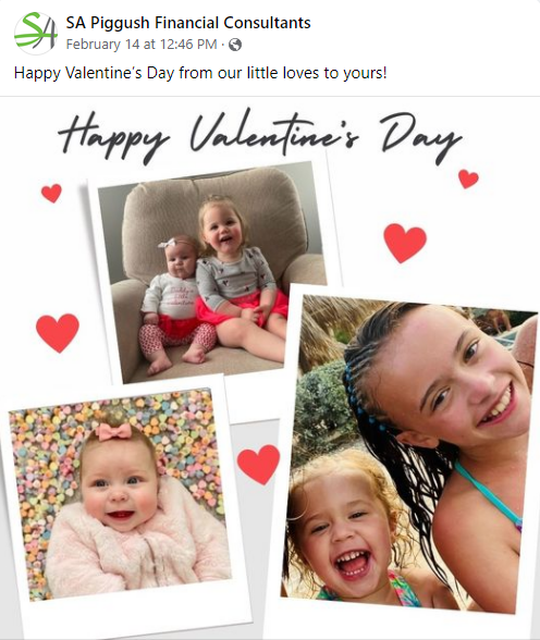 Publicação pessoal do Facebook do consultor financeiro