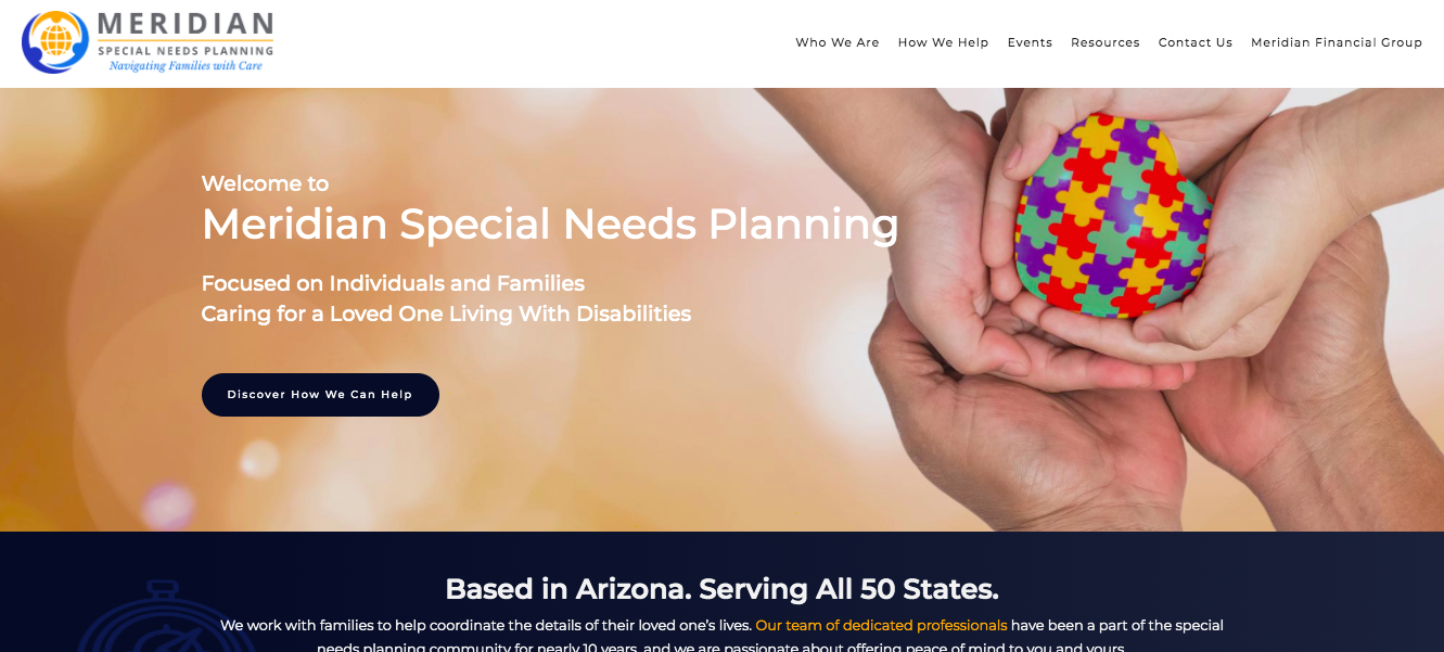 Planificarea nevoilor speciale Meridian