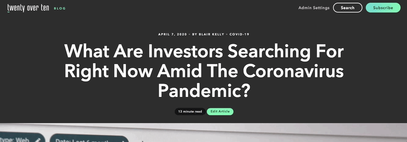 ce caută investitorii