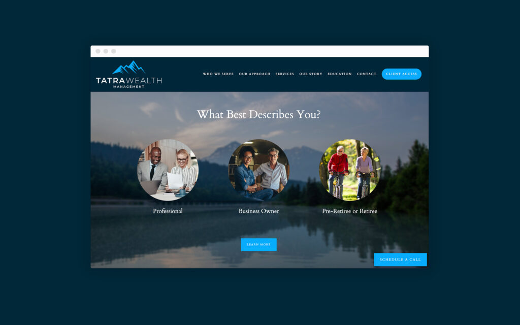 Tatra Wealth Что описывает вас Страница