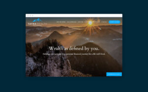 Домашняя страница финансового консультанта Tatra Wealth